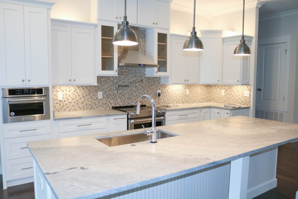 Buying Granite Countertops stainless steel faucet turned off