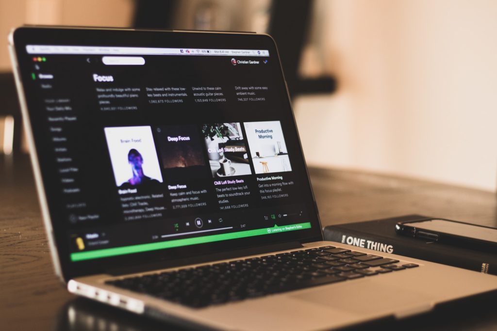 The Importance Of Corporate Web Site Design MacBook Pro turned on